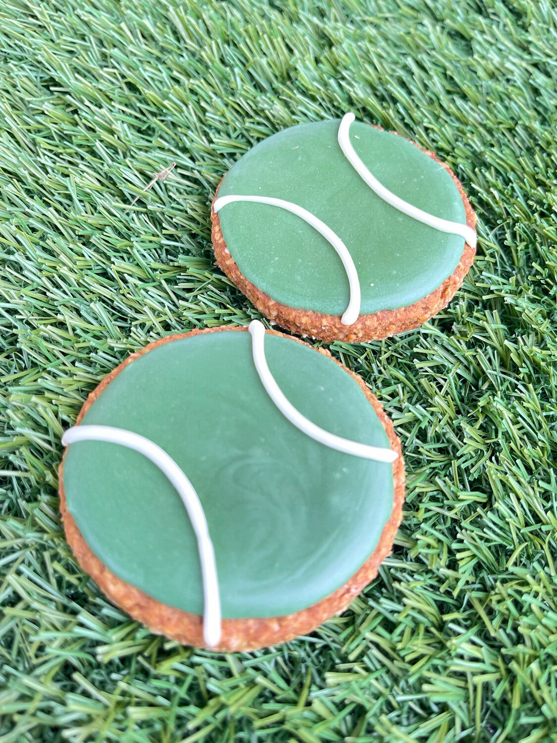 Tennis Ball Dog Treats - Set of 2